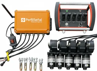 Mando control remoto para grúa