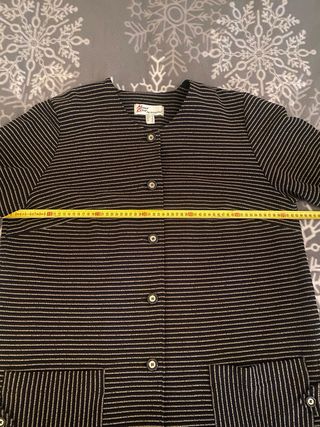 Chaqueta larga rayas Mona Lisa