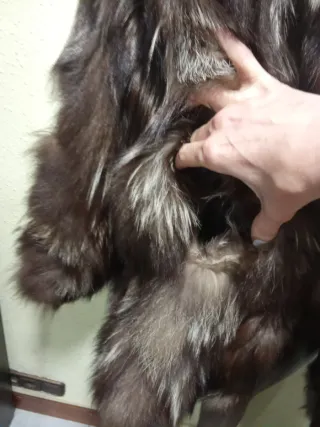 Chaquetón de piel de zorro