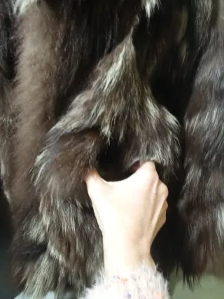 Chaquetón de piel de zorro
