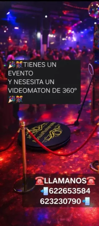 ALQUILER VIDEOMATON 360