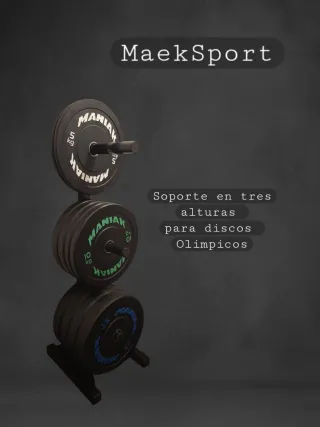 Soporte para discos olímpicos