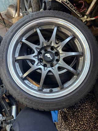 Llantas Japan Racing JR5 16x7 et30 4x100 Michelin