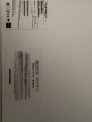 MacBook Air 13 M1 8GB RAM 256GB SSD Plata