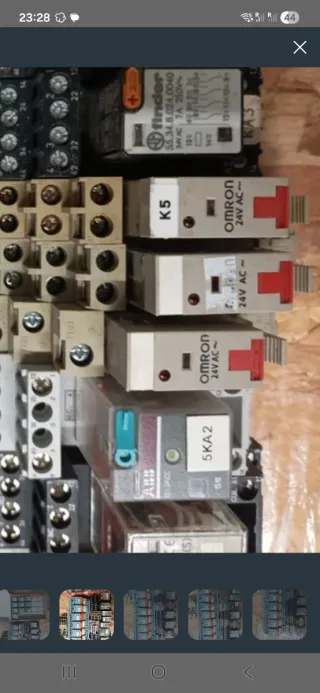 Lote 3 relés OMRON 24V AC