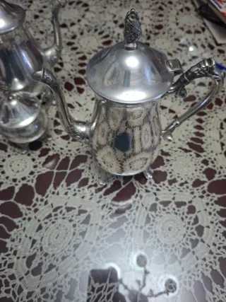 Juego Cafetera y Tetera