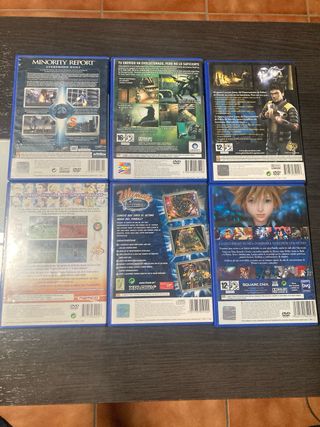 LOTE PACK PS2 PAL ESPAÑA TODOS COMPLETOS