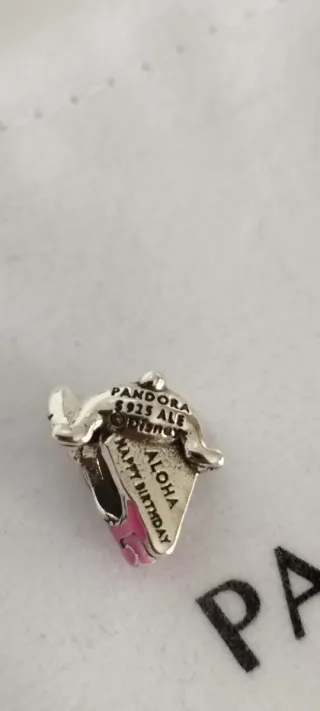 Pandora Charm Stitch Aloha Happy Birthday