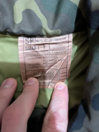 Chaquetón militar ejército