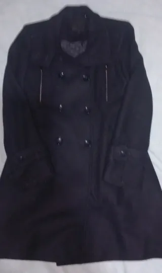 Sobretudo Salsa azul marinho - Tamanho S