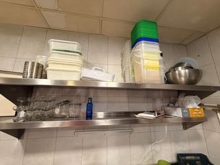 Estantería de Acero Inoxidable y Plástico