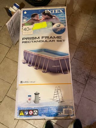 Piscina Intex Prism Frame Rectangular 4.0m