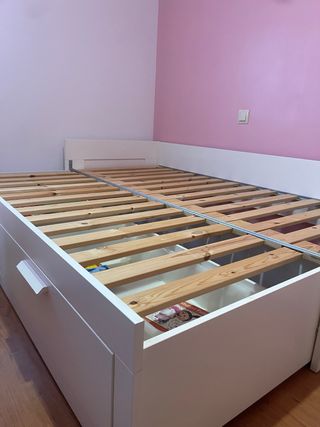 Cama Ikea Brimnes con cajones