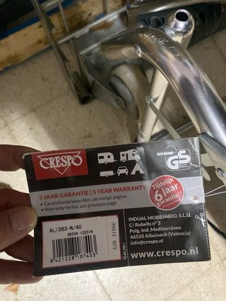 Hamaca Crespo AL/363-N/40 Gris TALLA XL