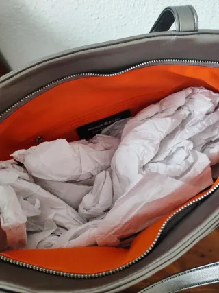 Bolso Shopper Fun&Basics Plateado