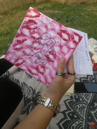 Cuadro bordado a mano por encargo