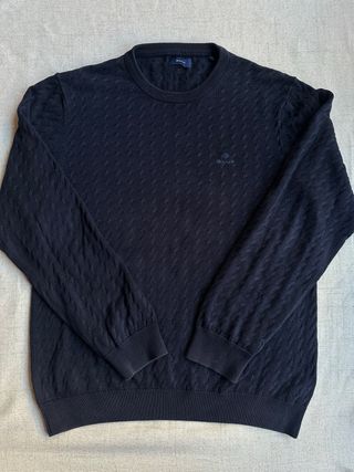 Jersey Gant Azul Marino Texturizado