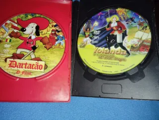 3 DVDs Infantis Usados