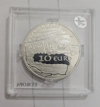 Moneda 10 Euro Italia 2010 de plata.