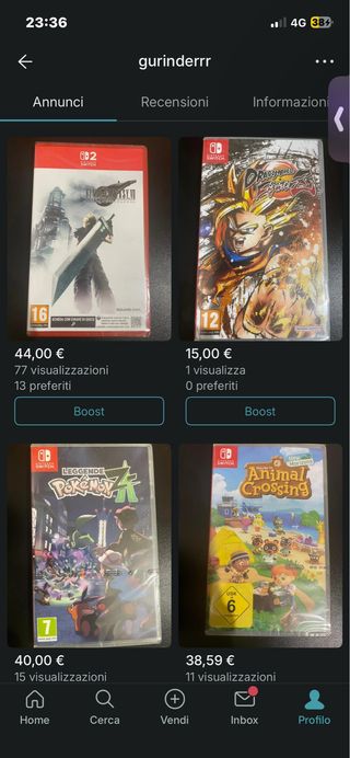Giochi Nintendo Switch