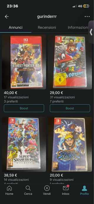 Giochi Nintendo Switch