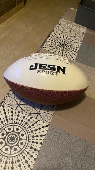 Balón de Rugby JESN Sport Blanco y marrón