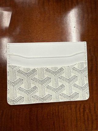 Portacarte uomo grigio e bianco