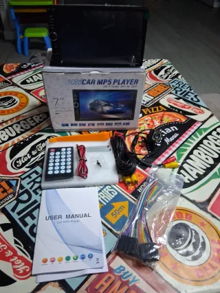 Radio android Pantalla 1Din 7" Mp5 con cámara
