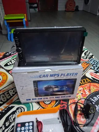Radio android Pantalla 1Din 7" Mp5 con cámara