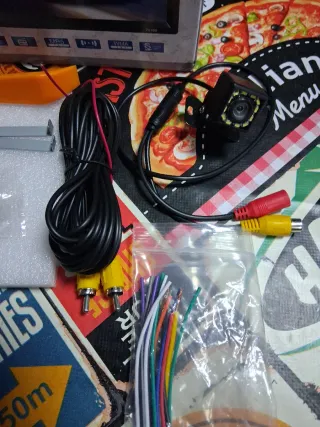 Radio android Pantalla 1Din 7" Mp5 con cámara