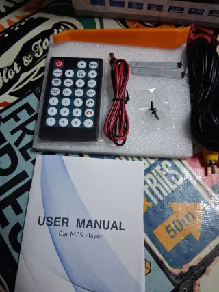 Radio android Pantalla 1Din 7" Mp5 con cámara