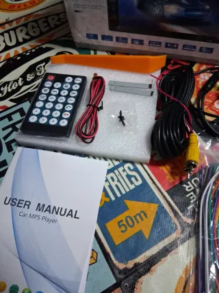 Radio android Pantalla 1Din 7" Mp5 con cámara