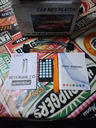 Radio android Pantalla 1Din 7" Mp5 coche universal