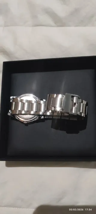 Reloj CURREN Plata y Blanco Nuevo