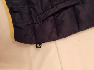 Chaleco Benetton Azul Marino y Amarillo