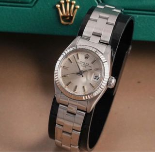 Rolex Oyster Perpetual Date - Oro y Plata