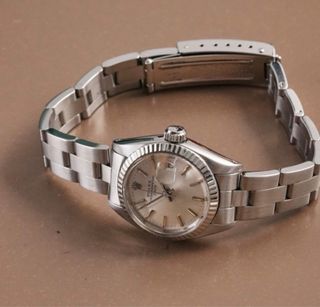 Rolex Oyster Perpetual Date - Oro y Plata