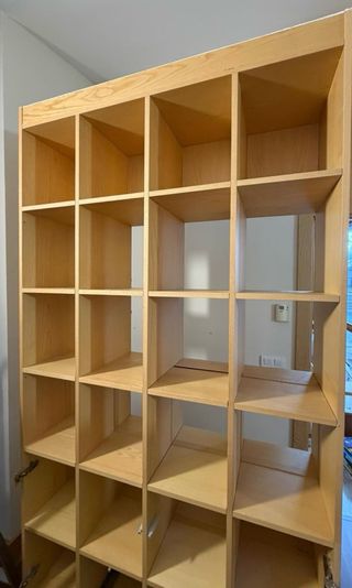 Librería Mueble Madera Roble