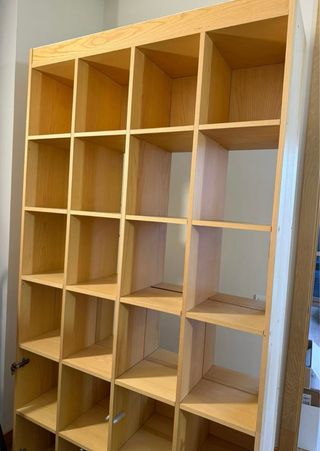 Librería Mueble Madera Roble