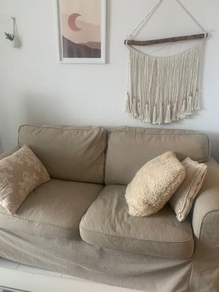 Sofá Ektorp 2 plazas Ikea beige
