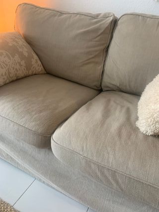 Sofá Ektorp 2 plazas Ikea beige