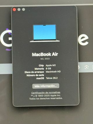 MacBook Air M2 13,6" Gris Espacial