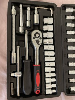 Kit herramientas carraca 1/4 y puntas