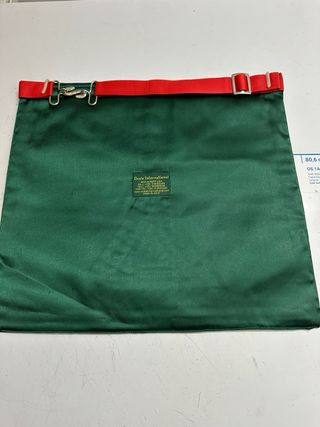 Avental Maçónico Vermelho e Verde