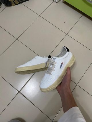 Autry Medalist Sneakers Bianche Beige