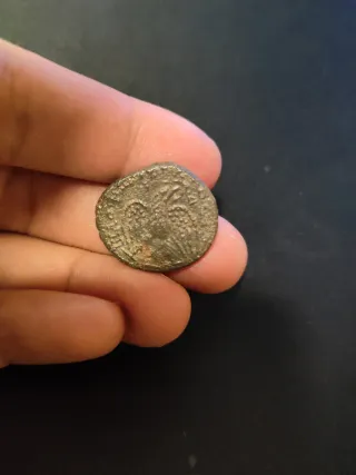 Moneda Romana Heliogábalo Tetradracma Antigua