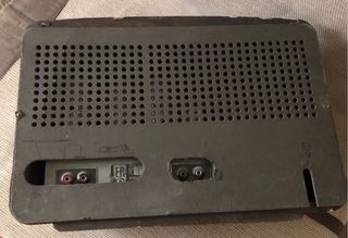 Radio antigua válvulas Gram madera raíz