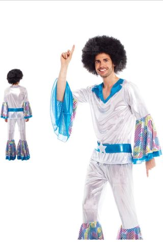 Disfraz Disco hombre Años 70 Talla XL