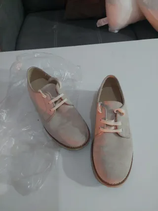 Zapatos comunión beige