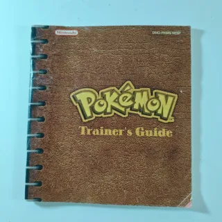 Manual Pokemon Edición Roja Azul Nintendo Gameboy